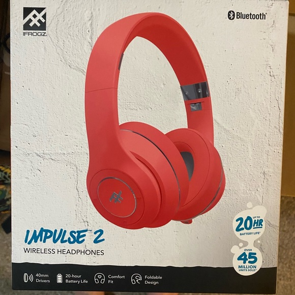 iFrogs Impulse 2 On Ear Bluetooth Headphone - Picture 1 of 3